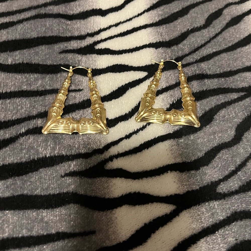 Elegant Gold Hoop Earrings